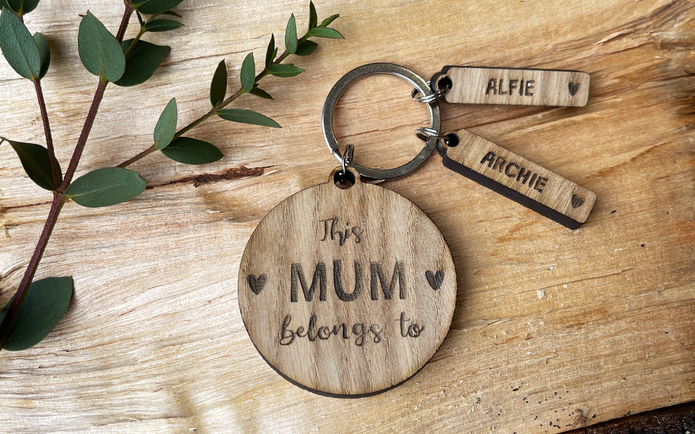 Personalised True Connection Keyring Set