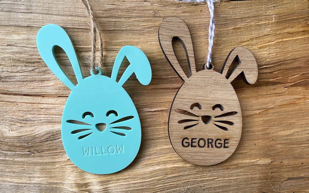 Hanging Easter Bunny Decoration