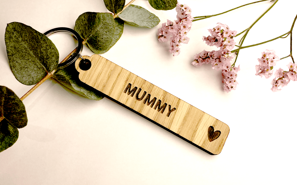 Personalised Wooden Keyring