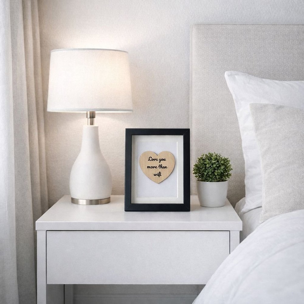 Framed Engraved Love Heart